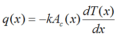 fouriers law