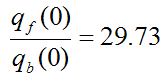 heat rate ratio between fin and no fin 3