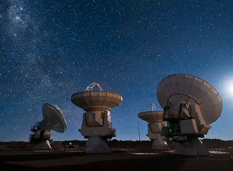 are aliens real radio dishes