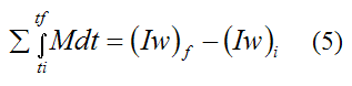 General planar motion equation relating impulse to the change in angular momentum 2