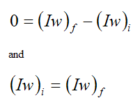 Ang mom equation when there is no external moment acting on rigid body experiencing planar motion