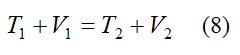 General equation for conservation of energy for a rigid body