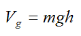 Potential energy of gravity acting on rigid body for conservation of energy