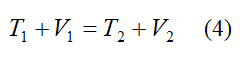 General equation for conservation of energy for a particle