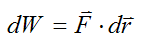 Infinitesimal work done on particle for conservative force 2