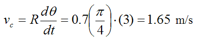 Example problem for rotating slotted link in polar coordinates for curvilinear motion 3