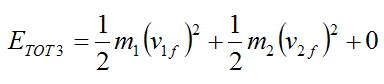 Stage 3 of a theoretical impact for elastic collision 3