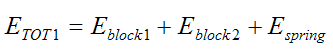 Stage 1 of a theoretical impact for elastic collision 2