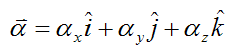 Angular acceleration vector of rigid body relative to local xyz for derivation of Euler equations