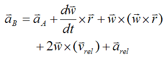 Final acceleration equation for general motion