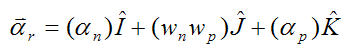 Angular acceleration of gyro top rod