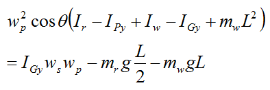 more general final equation for gyroscope