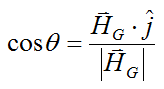 dot product equation relating H and ws