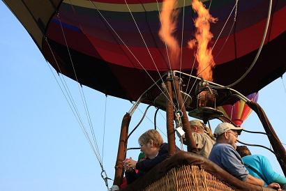 picture of hot air balloon burner