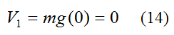 Initial gravitational potential energy of ball in impulse and momentum problem