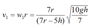 Minimum initial speed in impulse and momentum problem where a ball hits a bump