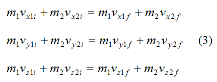 Elastic collision formula