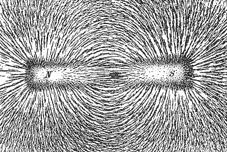 magnet iron filings picture