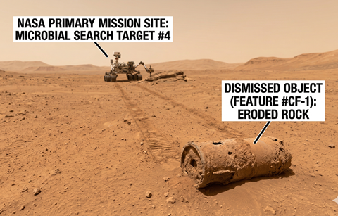 mars rover ignores artifact