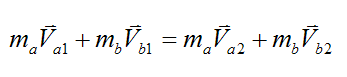 vector equation for conservation of linear momentum