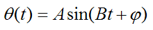 solution to equation for pendulum