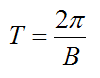 period of oscillation for general pendulum