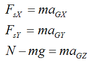 sum of forces on bowling ball 2