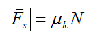 magnitude of kinetic friction of bowling ball