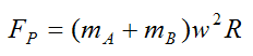 final force equation for death spiral in figure skating