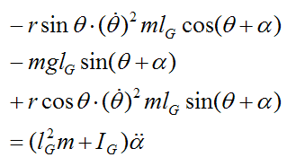 final equation for golf swing