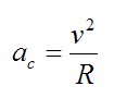 centripetal acceleration experienced by luger going around a turn