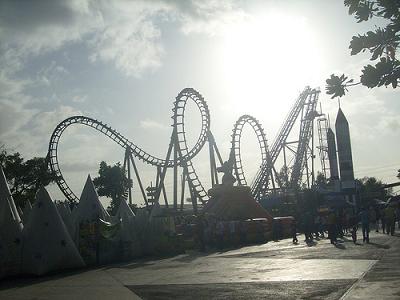 picture of roller coasters