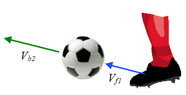 soccer kick schematic for physics of soccer