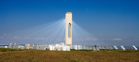 picture of solar power tower