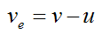 velocity of the exhaust exiting the rocket