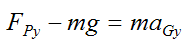 Newtons second law in y direction for rigid cylinder rolling on non rigid surface without slipping