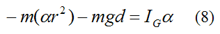 Final equation for rigid cylinder rolling on non rigid surface without slipping 2