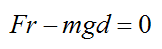 Moment equation for rigid cylinder rolling at constant speed on non rigid surface without slipping 3