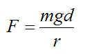 Solving for F for rigid cylinder rolling at constant speed on non rigid surface without slipping