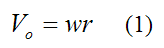 Vo equals wr for rolling without slipping