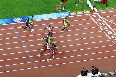 2008 olympic 100 meter final