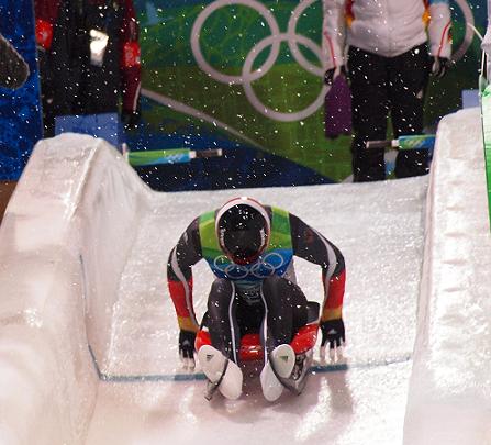 start of luge race